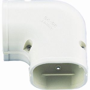 因幡電工 INABA 因幡電工 SK-77I 配管化粧カバー スリムコーナー平面90° 77タイプ アイボリー
