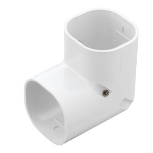 因幡電工 INABA 因幡電工 SC-77W 配管化粧カバー スリムコーナー立面90° 77タイプ ホワイト