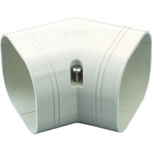 因幡電工 INABA 因幡電工 SKF-100I 配管化粧カバー スリムコーナー平面45° 100タイプ アイボリー