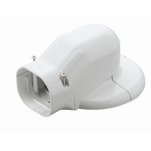 因幡電工 INABA 因幡電工 LDWM-90W 配管化粧カバー ウォールコーナーエアコンキャップ用 90タイプ ホワイト