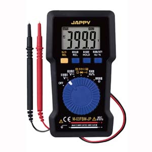 ジャッピー JAPPY ジャッピー M-03FBM-JP マグネット付デジタルテスタ JAPPY