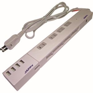 ジャッピー JAPPY ジャッピー JUT-542SP USB充電ポート付タップ JAPPY