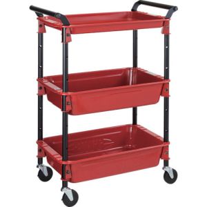 トラスコ TRUSCO トラスコ ツールワゴンロイヤル 586X320X833 深2浅1 赤 TWR-4 R メーカー直送 代引不可 北海道・沖縄・離島不可