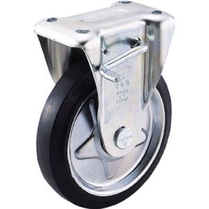 トラスコ TRUSCO トラスコ TKB-75 プレス製ゴムキャスター 固定ストッパー付 Φ75 1個 TRUSCO