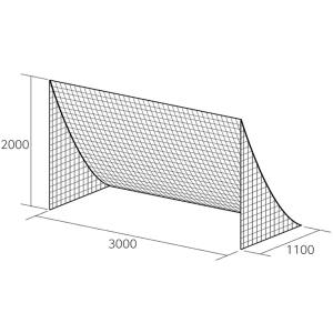 トーエイライト TOEI トーエイライト B6118W ミニサッカー用L型ネット B-6118W