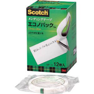 スリーエム 3M スリーエム 3M MP-12 メンディングテープエコノパック 12mm×30m 12巻入 巻芯径76mm