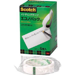 スリーエム 3M スリーエム 3M MP-24 メンディングテープエコノパック 24mm×30m 6巻入 巻芯径76mm