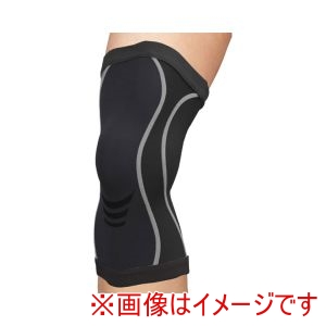 丸光産業 丸光産業 531689 132505 皮膚感覚ひざサポーターDX 3L ブラック×グレー