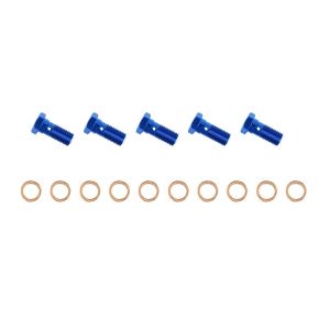 スウェッジライン SwageLine スウェッジライン GRP300-5 BANJOボルト(5ケ) BLU シングル 10mm-1.25