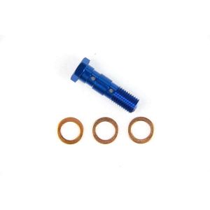 スウェッジライン SwageLine スウェッジライン EAP301 BANJOボルト BLU 10mm-1.25 ダブル(SWAGE ヨウ)