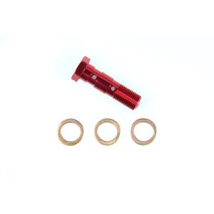 スウェッジライン SwageLine スウェッジライン EAP303 BANJOボルト RED 10mm-1.00 ダブル