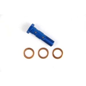 スウェッジライン SWAGE-LINE スウェッジライン EAP305 BANJOボルト BLU 3/8-24 ダブル