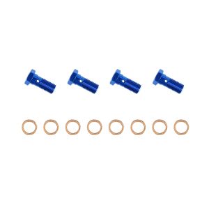 スウェッジライン SwageLine スウェッジライン GRP300-4 BANJOボルト(4ケ) BLU シングル 10mm-1.25