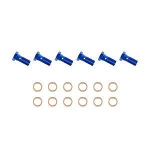 スウェッジライン SwageLine スウェッジライン GRP300-6 BANJOボルト(6ケ) BLU シングル 10mm-1.25