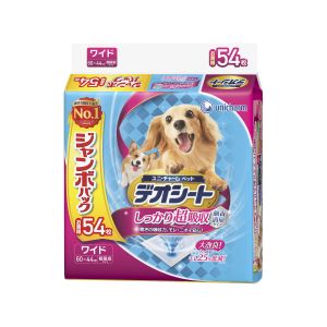 ユニチャーム Unicharm ユニチャームデオシート しっかり超吸収 無香消臭タイプ ワイド 54枚