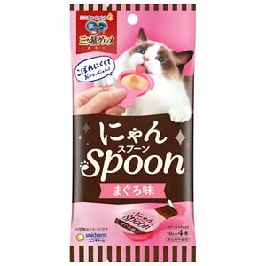 ユニチャーム unicham ユニチャーム 銀のスプーン 三ツ星グルメ おやつにゃんSpoon まぐろ味 40g