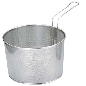 三宝産業 YUKIWA ユキワ UK パンチング ボイルバスケット 片手ハンドル 21cm 三宝産業