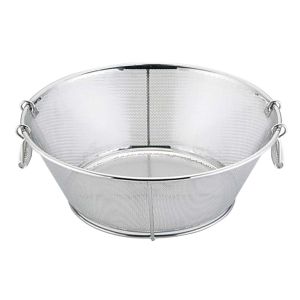 三宝産業 YUKIWA ユキワ UK パンチング 揚げザル 平底 45cm 補強付 三宝産業