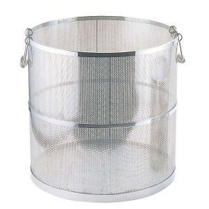 三宝産業 YUKIWA ユキワ UK 18-8 パンチング 丸型 スープ取り ざる 42cm用 三宝産業