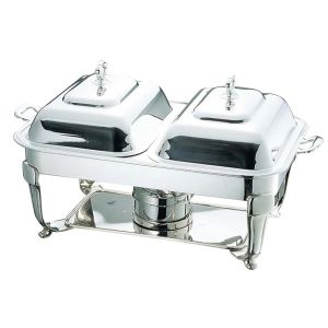 三宝産業 YUKIWA UK 18-8 バロン 角 チューフィングディッシュ 26インチ W ユキワ 三宝産業 YUKIWA