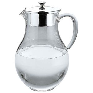 三宝産業 YUKIWA ユキワ UK アクリル ウォーターピッチャー 氷止付 2.2L 03031055 三宝産業