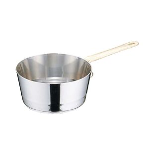 三宝産業 YUKIWA UK 18-8 プチパン 片手 テーパー 深型鍋 蓋無 10cm ユキワ 三宝産業 YUKIWA