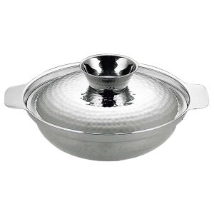 三宝産業 YUKIWA UK 18-0 ちり鍋 ツチ目入 21cm ユキワ 三宝産業 YUKIWA