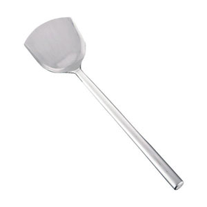 三宝産業 YUKIWA UK ステンレス パイプ柄 ワンピース 中華ヘラ 小 ユキワ 三宝産業 YUKIWA