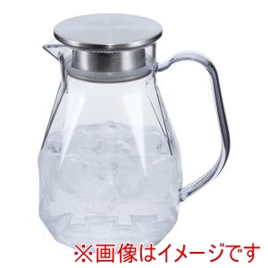 三宝産業 YUKIWA ユキワ UK PC ウォーターピッチャー ダイア 1.0L 蓋付 PUOE701 三宝産業