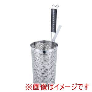 三宝産業 YUKIWA UK 18-8 パンチング シリコン柄 深型 底平 煮ざるうどんてぼ AUD5601 ユキワ 三宝産業 YUKIWA