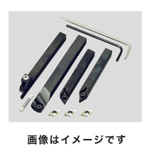 東洋アソシエイツ ミスターマイスター 東洋アソシエイツ 卓上旋盤超硬スロアウエイバイト 4本セット Compact3/Compact7用