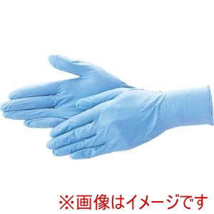 エブノ EBUNO エブノ 555-M ニトリルトライ3ブルー パウダーフリー M 100枚入