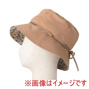 特殊衣料 特殊衣料 477950 2081 abonet+JARI アボネット+ジャリ ハットフラワー ブラウン フリーサイズ