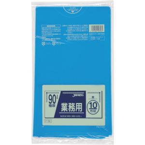ジャパックス ジャパックス 業務用ポリ袋 90L 青 10枚 0.050 P-96