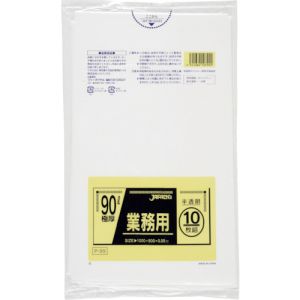 ジャパックス ジャパックス 業務用ポリ袋 90L 半透明 10枚 0.050 P-99