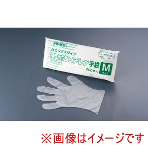 ジャパックス JAPACK’S ジャパックス PGH-03 HDポリエチレン手袋 L 200枚入