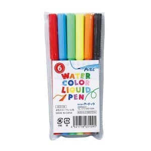 アーテック ArTec アーテック 水性カラーペンセット 6色 3109