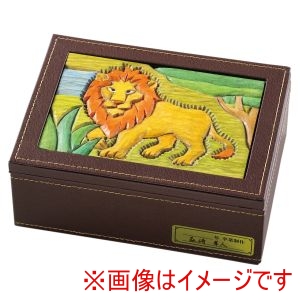 アーテック ArTec アーテック コンパクト レザー調 オルゴール箱 木彫板 5533