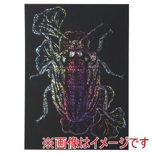 アーテック ArTec アーテック ホログラム スクラッチ ボード 150×200mm メタリックフレームセット 12646