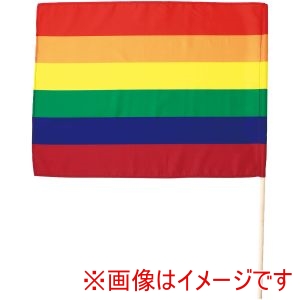 アーテック ArTec アーテック 大 旗 レインボー 旗W59×H44cm 旗竿75cm 直径12mm 18894