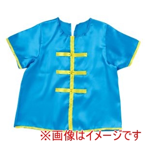 アーテック ArTec アーテック ソフトサテン チャイナ シャツ 青 J 21860