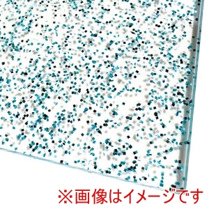 スターレジン スターレジン ラメ アクリル板 ミントブルー 600×370×3mm 46925