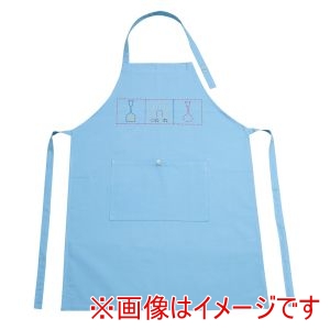 日本文教センター 日本文教センター 基礎縫い エプロン ブルー 51036