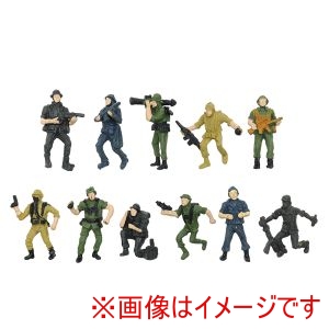 アーテック ArTec アーテック ジオラマ模型 サバイバルゲーマー 1/43 10個組 55631