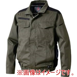 村上被服 村上被服 V4212-3L-38 難燃サイドファン長袖ブルゾン 3L カーキ