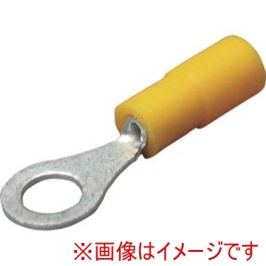 ニチフ ニチフ TMEX 0.3-3.5-YEL 環境配慮形 絶縁被覆付圧着端子 R形 丸形 TMEX 0.3-3.5-YEL 100P