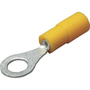 ニチフ端子工業 NICHIFU ニチフ TMEX 0.3-4-YEL 環境配慮形 絶縁被覆付圧着端子 R形 丸形 100P