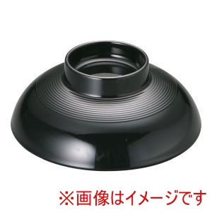 関東プラスチック工業 関東プラスチック工業 ニューメラミン 小吸椀 外黒内朱 M-2183 蓋