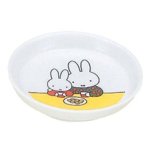 関東プラスチック工業 関東プラスチック工業 メラミン 子供用 食器 ミッフィー M-8C 小皿ミッフィー
