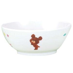 関東プラスチック工業 関東プラスチック工業 メラミン 子供用 食器 くまのがっこう 汁椀 CM-8J